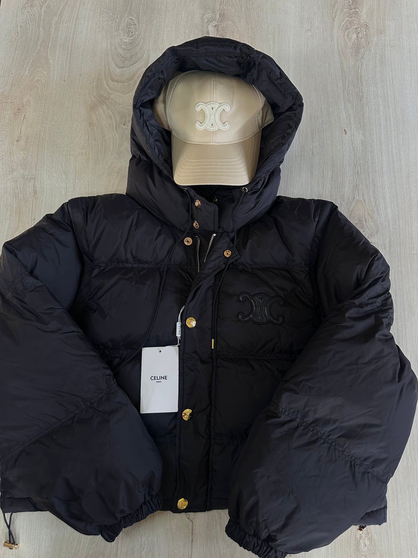 Piumino Black & Gold