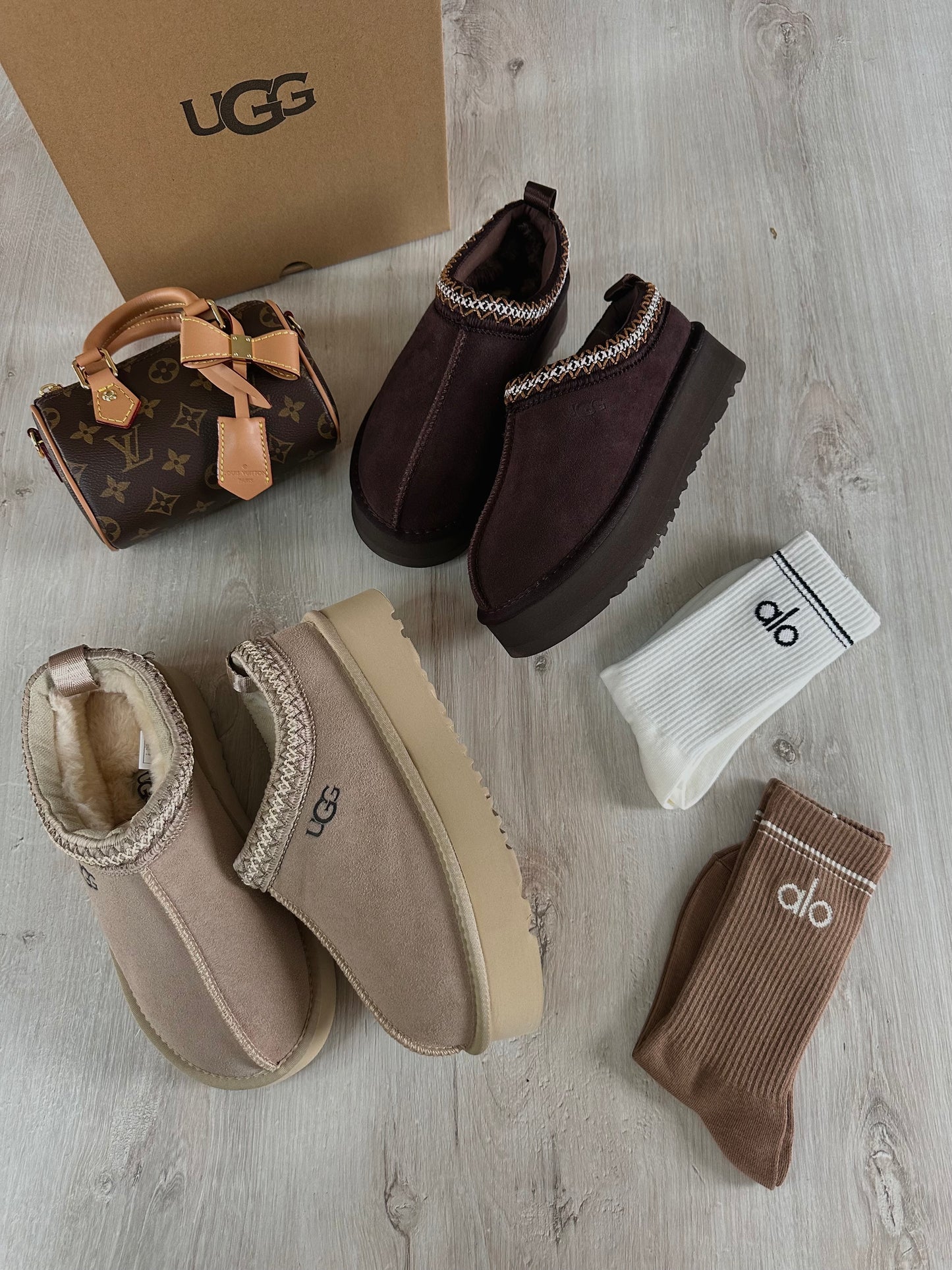 Fur shoes comfy
